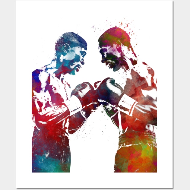 Boxing sport art #boxing Wall Art by JBJart